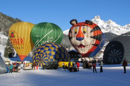 Ballonfahrt in Filzmoos